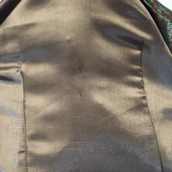 Vintage Silk Made in India Tunic Jacket - Picture 9 of 9